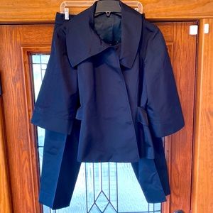 Agnona Wool & Silk Jacket/Blazer & Pant Leggings Set